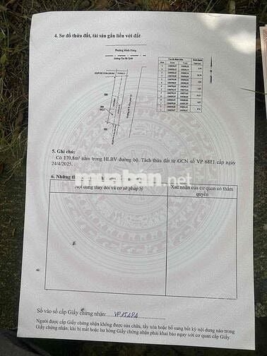 Bán gấp lô Góc ở Đường Cao Bá Quát Chơn thành 530tr