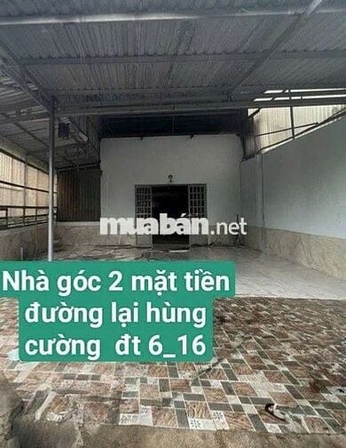 NHà  6×16  góc Mặt Tiền Đường vĩnh lộc B Bình Chánh TP HCM buôn bán ok