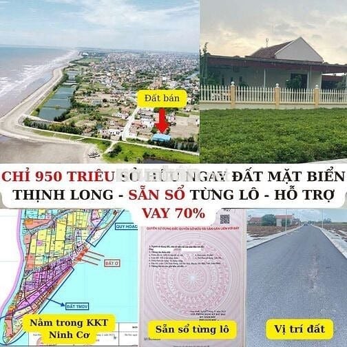 Cực Kì Hot Lô Đất Nằm Ngay Khu Kinh Tế Biển ở Ninh Bình.....