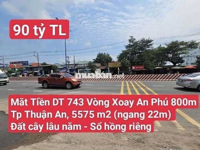 Đất Mặt Tiền DT 743 Kho Xưởng Gần Vòng Xoay An Phú, P. An Phú, Tp HCM
