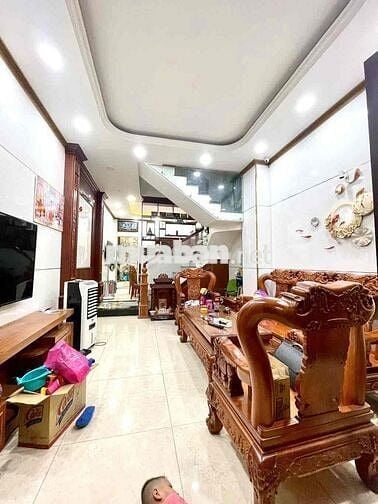 NHÀ ĐẸP 64M² - 4 TẦNG - HẺM 7M THÔNG - GẦN LÊ VĂN QUỚI - CHỈ 6.55Ty