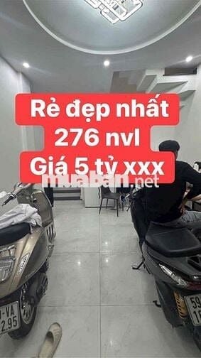 CHỦ CẦN BÁN NHÀ 276 NVL P16 . GIÁ 5 TỶ XXXX