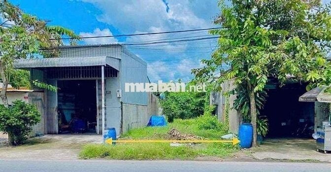 Bán gấp miếng đất thổ cư sổ hồng sẵn mặt tiền đường