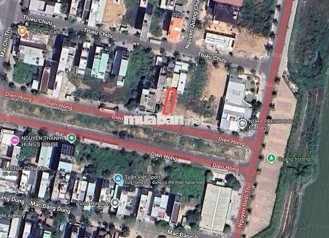 Bán lô đất vàng Diên Hồng – 100m² gần sông & quảng trường