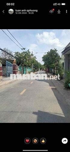 Bán Đất căn góc 2 mặt tiền đường Đông Thạnh 4-2.  Hóc Môn