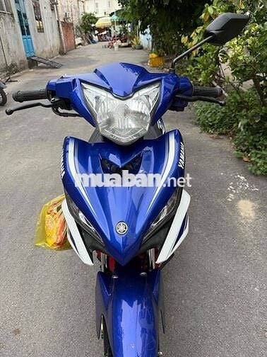 xe yamaha exciter 2013 màu xanh trắng mới ken 90 %