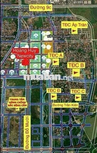 ❎Chào bán 2 lô Lk07  RẺ NHẤT Tái Định Cư Áp Tràn - Phường Thuỷ Nguyên