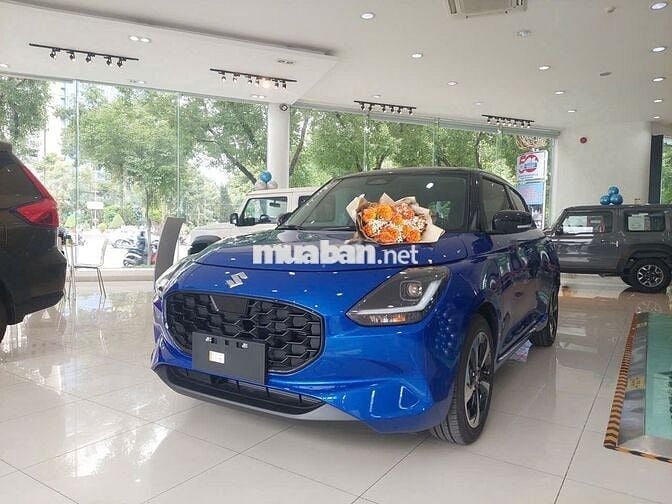 Suzuki Swift 2025 màu XANH-ĐEN giao ngay
