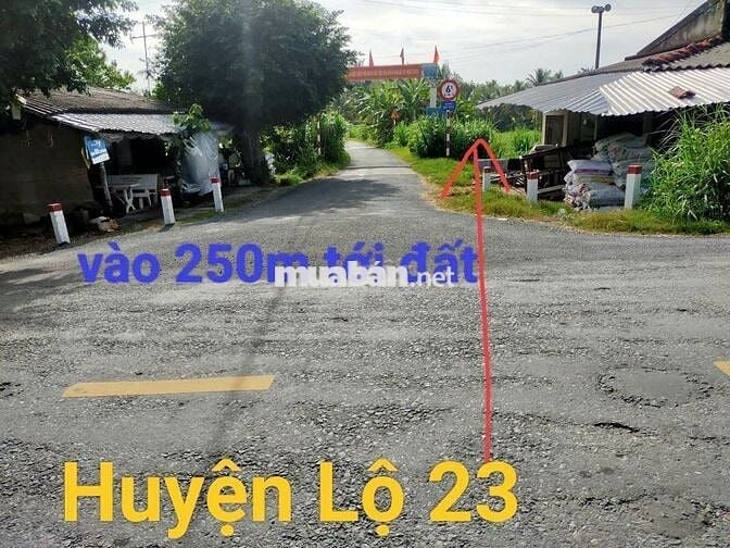 2 nền xã Bình Ninh gần Mỹ Tho 15 phút, gần chợ, trường học cấp 1,2 1km
