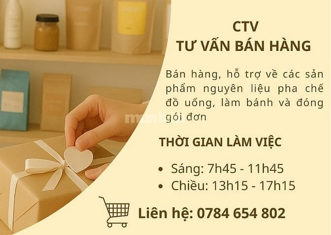Việc làm Part/Full time cho sinh viên HCM