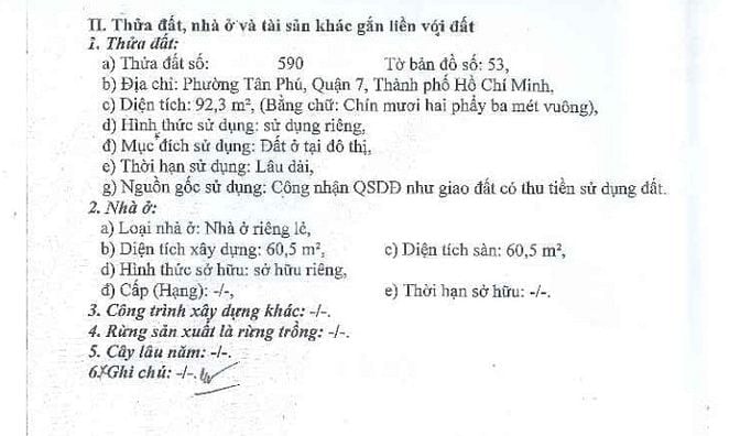 BÁN ĐẤU GIÁ TS VIB L9_TÂN PHÚ, Q.7, TPHCM (NAY LÀ P. TÂN MỸ, TP. HCM)