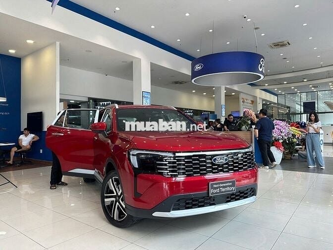Ford Territory Titanium X mẫu mới 8/2025, giao xe!