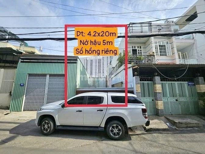 Bán Đất Mặt Tiền Tân Thới Nhất 13, Quận 12 –  4,2x20m, Sổ Riêng, 6tỷ4 