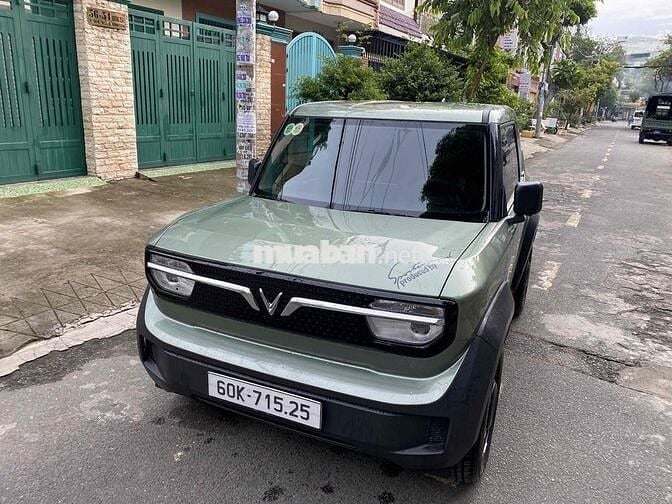 VinFast VF3 Mua Pin T7/2025 màu xanh bộ đội 400km