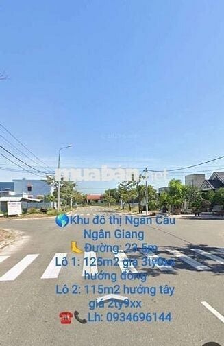 Đường 23.5m khu đô thị ngân câu ngân giang