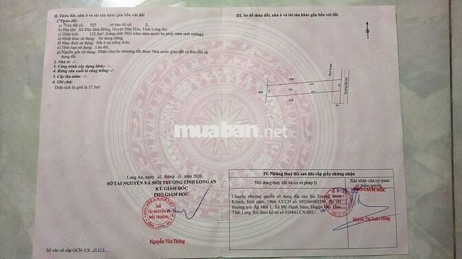 Đất Mỹ Hạnh Nam SHR 150m2 chỉ 1.1 tỷ; 1 Xẹc N7, Không quy hoạch