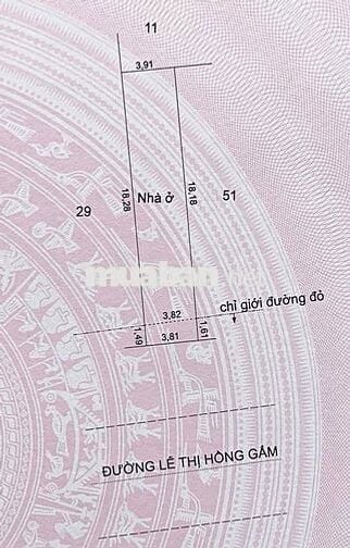 BÁN NHÀ MẶT TIỀN LÊ THỊ HỒNG GẤM, P6