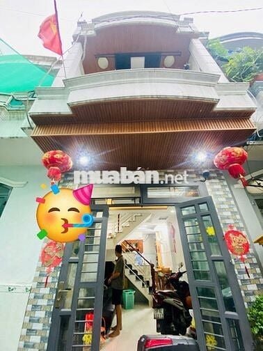 NHÀ BẾN VÂN ĐỒN Q4- 3 LẦU ĐÚC - 21m2 - KO QH- GIÁ 3 TỶ NHỈNH
