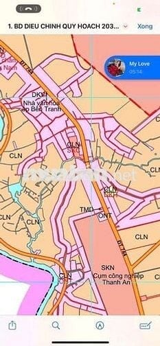 💥Bán 1,7 ha ( 17.000m2 ) đất quy hoạch SKC 
có 66 m mặt tiền DT 744