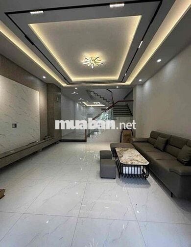 bán nhà 3 tầng MT Huỳnh Ngọc đủ nhà đẹp ở ngay khu dân trí cao