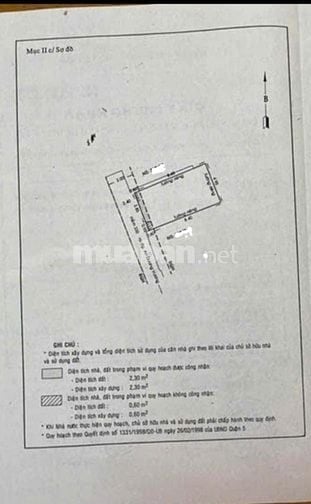 BÁN NHÀ hẻm An Dương Vương - P.4 - Q. 5 – DT : 43m . GIá : 5,5T TL