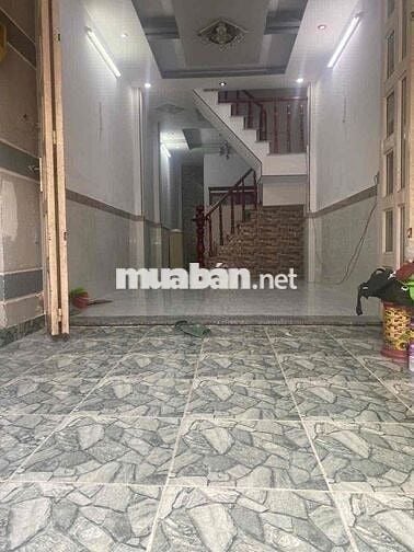 nhà trệt 2 lầu 4 pn 3wc hẻm 3 m đi gò vấp gần