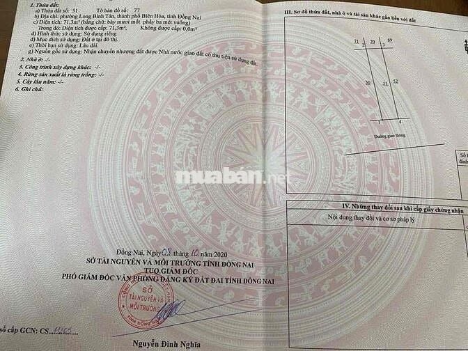 đất khu dân cư phú thịnh chính chủ