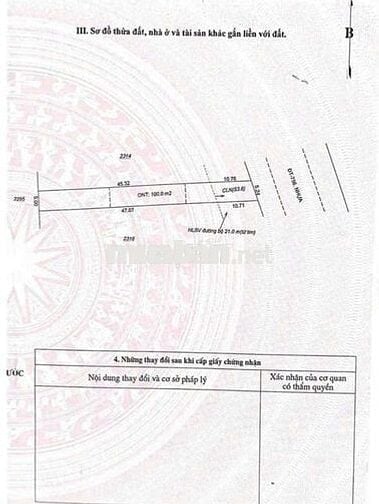 Đất Nền Mặt Tiềng Nhựa 42m/Phường Chơn Thành