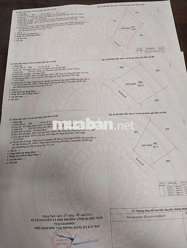 Bán 3 lô đất liền kề Tư Nghĩa Quảng Ngãi