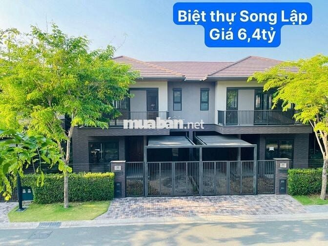 Bán nhanh BTSL View Chính diện công viên trục đường thông.
