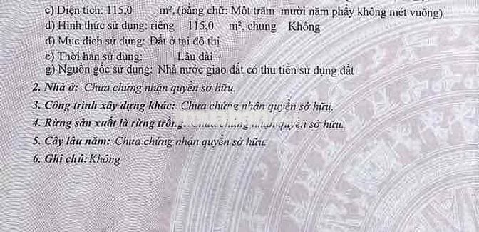Bán đất khu vực chợ Mân Thái , mặt tiền đường 7.5m Đà Nẵng