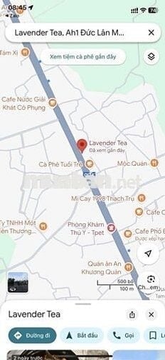 Cần bán lô đất mặt tiền QL1A, gần ngã tư Thạch Trụ, Đức Lân