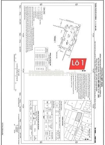Nhà cấp 4 lê lai _ khu bàu cát giá 5ty6 tl (DT 49m2)