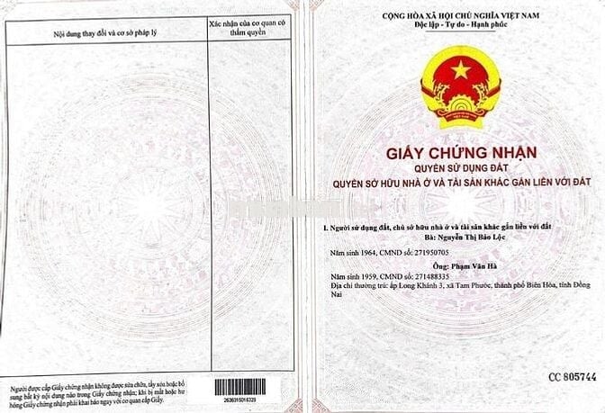 Bán 2 lô đất liền kề thổ cư đường vào KCN Long Đức, An Phước