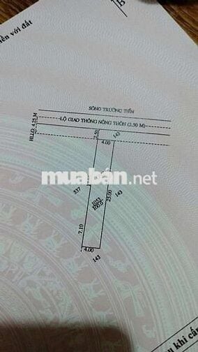 Đất và nền xây nhà cách chợ mỹ khánh 350m
