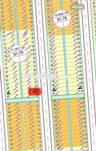 Cồn đâu 23 lô 24 vs 25 kẹp vệt cây xanh . Giá 13 tỷ, đông nam