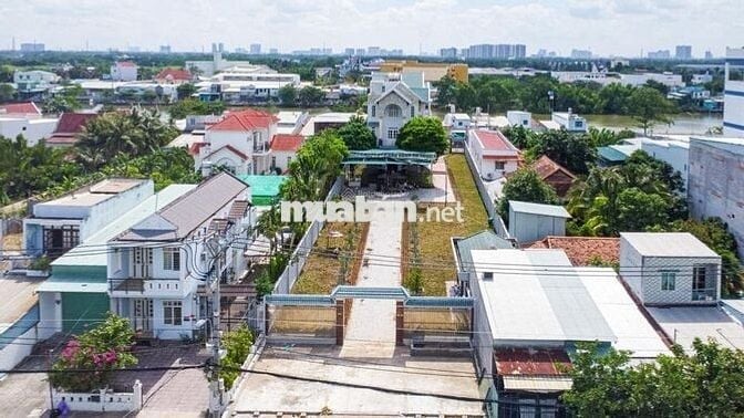 Đất nền kèm Biệt thự 4 lầu nở hậu MT Đào Sư Tích, Nhà Bè,1583m², 70 tỷ