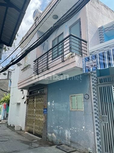 NHÀ ,MT ,hẻm –dt -5.5x 6.5 đúc trệt lầu 2pn ,2wc , Nội thất kiên cố