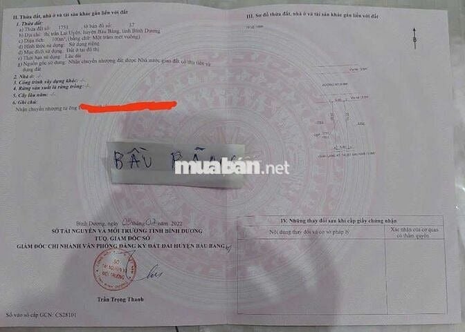 Một lô ngộp *** 100m cách quốc lộ 13 50m