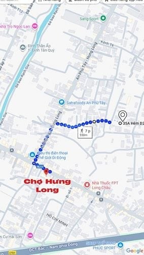 Kẹt tiền cần bán gấp 1260m2 đất Bình Chánh chợ Hưng Long