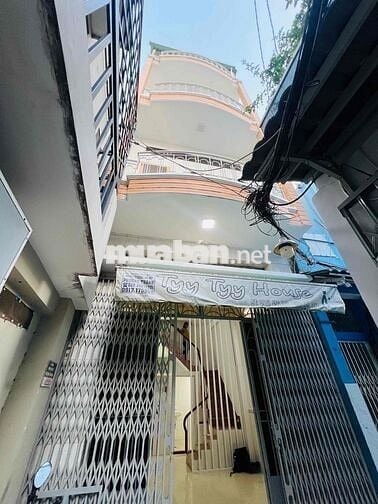 NHÀ SƠN MỚI NGUYÊN CĂN 4 TẦNG 3PN4WC 4,2x9m CMT8 Ở NGAY, KDOL, GĐ Ở,