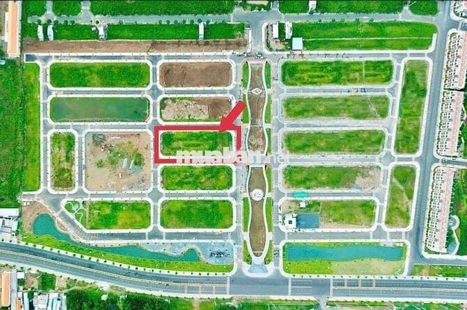Đất nền mặt tiền Long Hậu - Sổ sẵn - Giá chỉ 1 tỷ 580