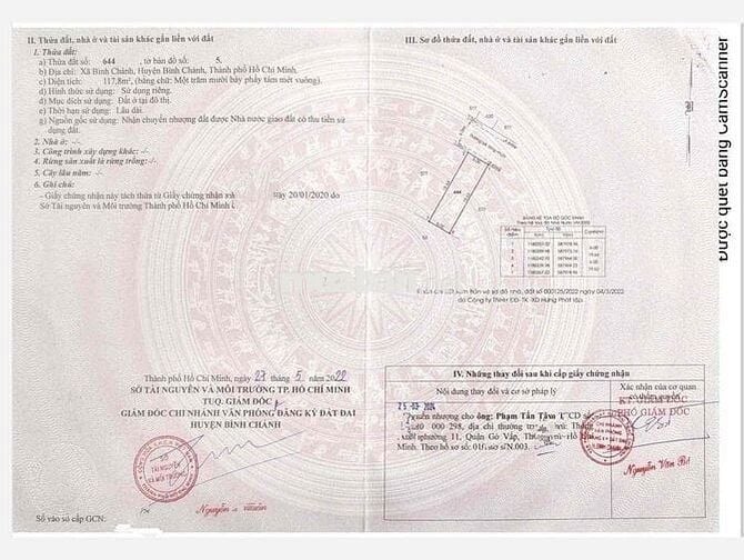 Chính chủ bán đất Bình Chánh để xây nhà trọ 8-10 phòng