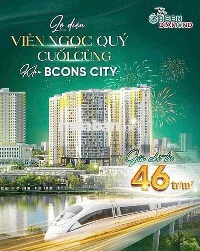 BÁN CĂN HỘ  BCONS CITY MẶT TIỀN ĐƯỜNG THỐNG NHẤT