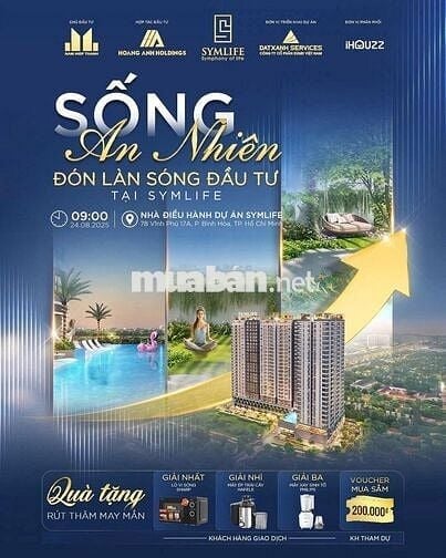 SỰ KIỆN: SỐNG AN NHIÊN - ĐÓN LÀN SÓNG ĐẦU TƯ TẠI CĂN HỘ SYMLIFE️ QL13