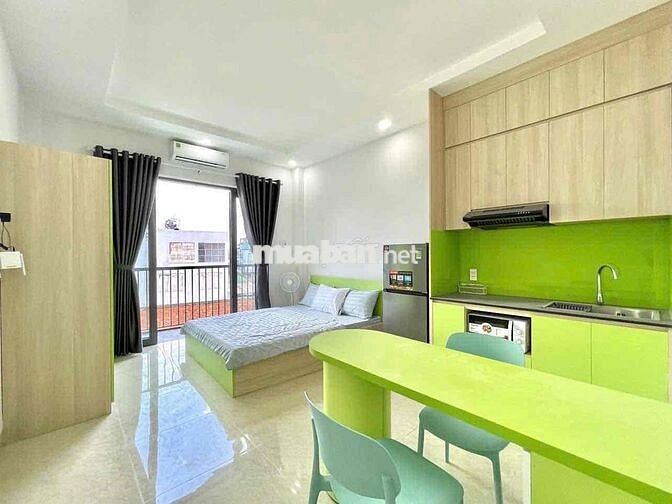 CHO THUÊ STUDIO BALCON 40m2 - HẦM XE, THANG MÁY, HẺM Ô TÔ
