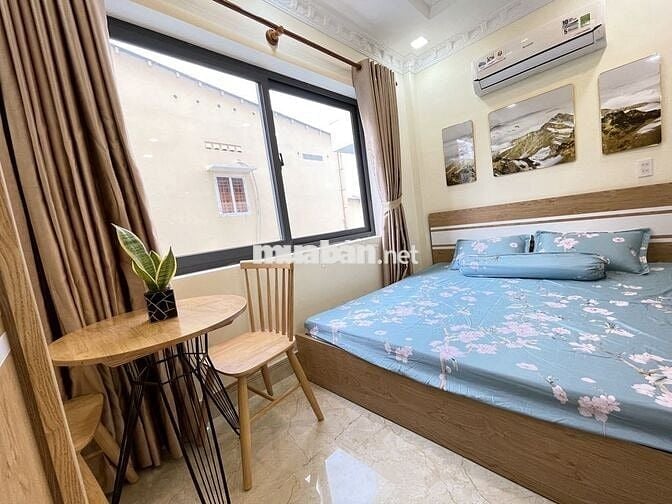 CĂN HỘ DV CÓ BALCON FULL NỘITHẤT,GẦN NGÃ 4 PHẠM VĂN ĐỒNG&LÊ QUANG ĐỊNH