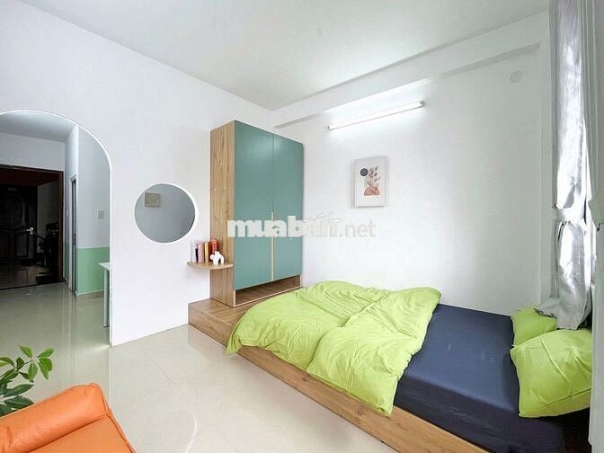 🏡 Cho thuê căn 1 phòng ngủ tách bếp – Full nội thất sát IUH, VLU