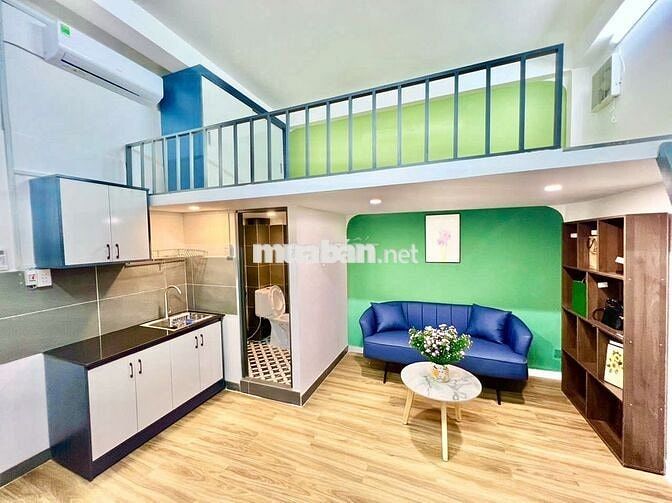 ✨CĂN HỘ 60M² – 2 KHÔNG GIAN NGỦ (1PN + 1 DUPLEX) FULL NT – CHU VĂN AN✨
