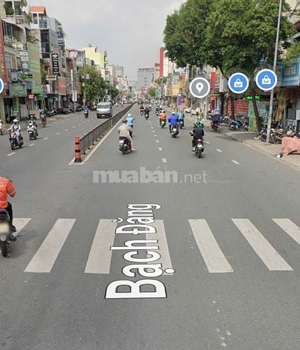 Đất Xây Căn Hộ Dịch Vụ 8x33(256m2) Hẻm 3m Bạch Đằng Ngã Tư Hàng Xanh